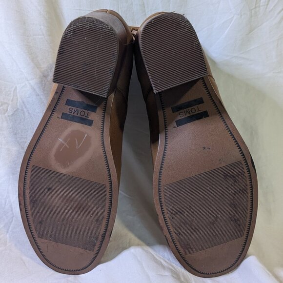 Toms Women's Size 8 Ankle Boots Faux Leather Carpe Diem with Tasseled Zipper - Picture 4 of 12